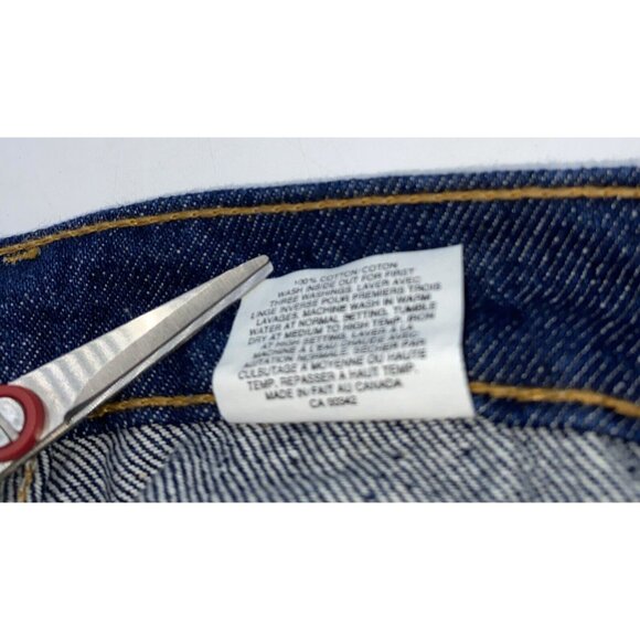 Vintage GWG Great Western Garment Co. Men's Jeans Size 34 x 32 Made in Canada - Picture 10 of 14